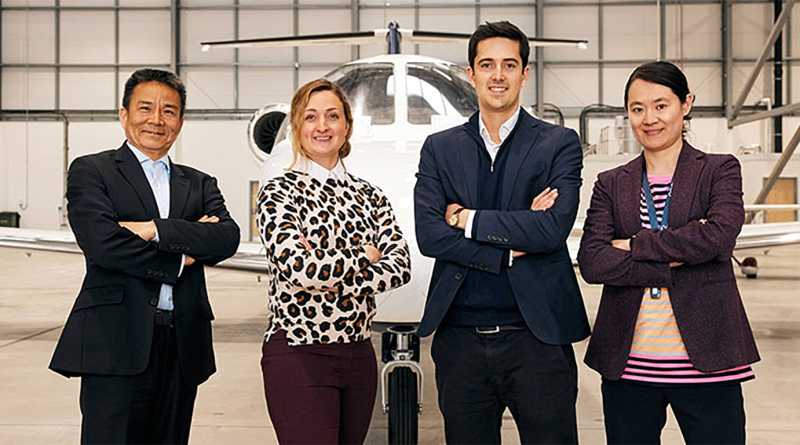 The team at OXCCU supporting Sustainable Aviation