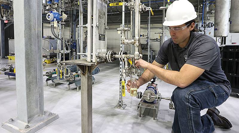 Crown Iron's sustainable fuel working process
