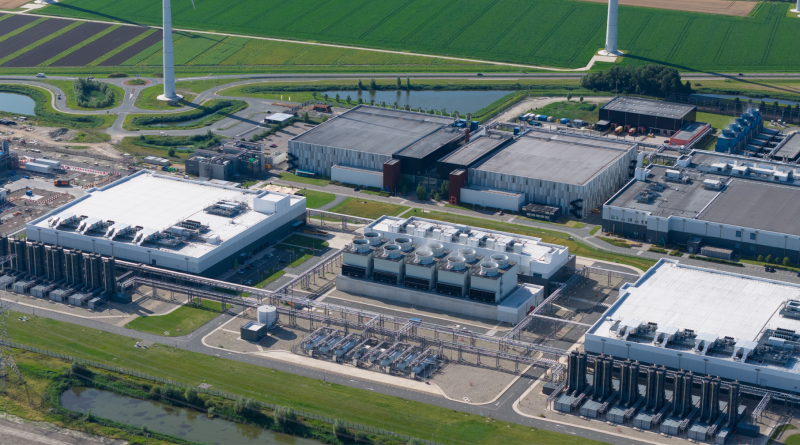New build data center, computing center in Eemshaven