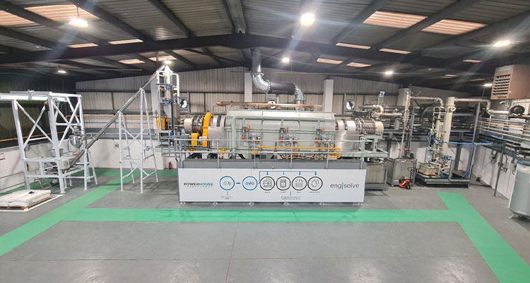 a plant for converting waste to energy developed by Powerhouse Energy Group